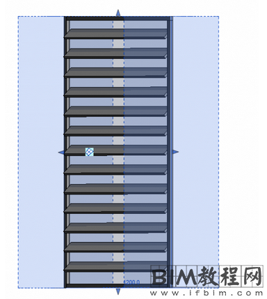 Revit中通过幕墙创建百叶窗的方法