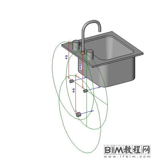 Revit如何在族中制作容易连接的卫浴装置