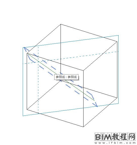 Revit如何设置斜切角参照平面