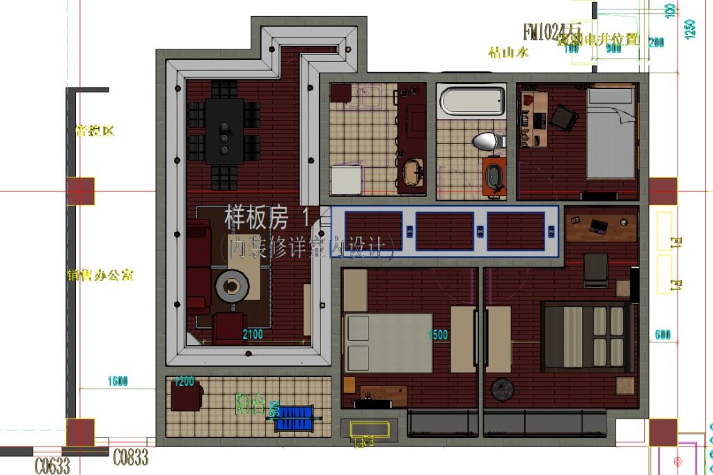 某项目Revit精装样板房两套